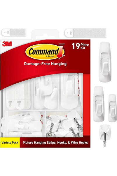 COMMAND General Purpose Variety Pack - Hang up to 19 items Damage-Free