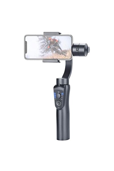 Danex Gimbal S5B pe 3 axe pentru telefon (6") sau GoPro, 4000mAh, urmărire facială, Bluetooth, reglabil, Negru