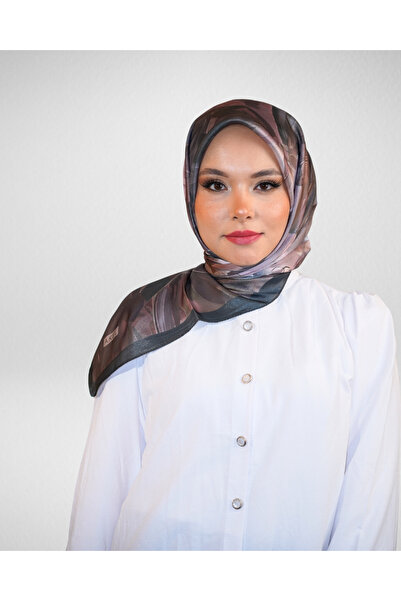 Akel Μοτίβο ψηφιακού κρυστάλλου σε κασκόλ – Αντιολισθητικό, λαμπερό και καθημερινή κομψότητα