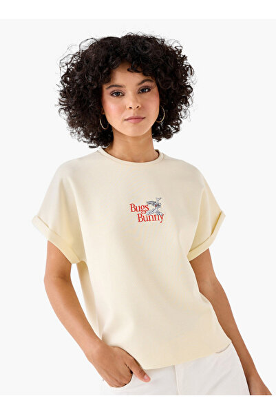 SP Characters T-shirt with Bugs Bunny Embroidery