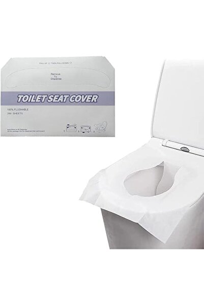 JOYZZZ Disposable Toilet Seat Covers, 250 Biodegradable Paper Liners