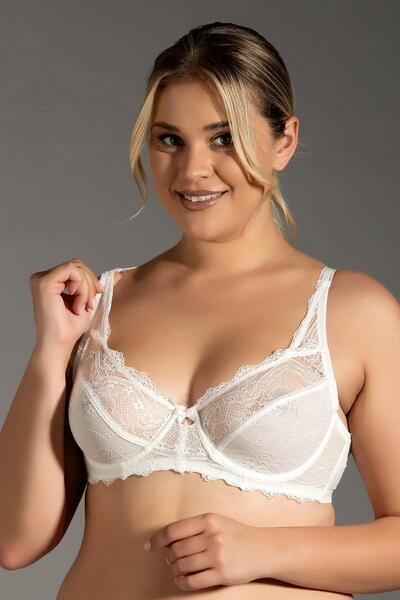 cotonhause Women's Shaping / Sculpting Underwire Ecru Lace Bra C2T0N3253