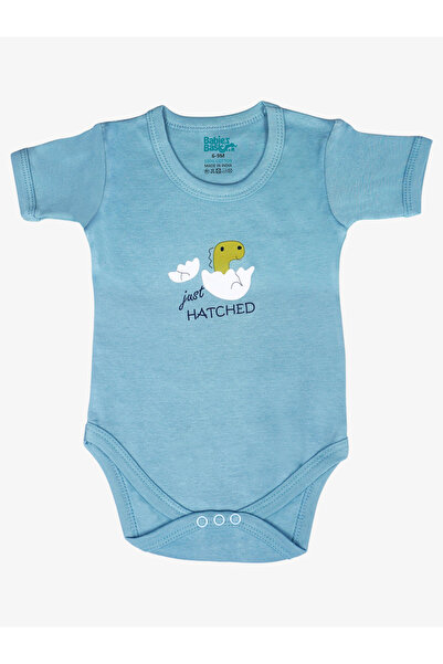 Babies Basic By Styli 5-Piece 100% Cotton Bib, Romper, Mittens, Cap and Sleepsuit Set