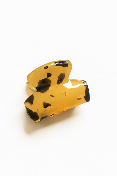 New Obsessions Μίνι αγκράφα από ακετάτη με σχέδιο χελώνας, συσκευασία 2 τεμαχίων