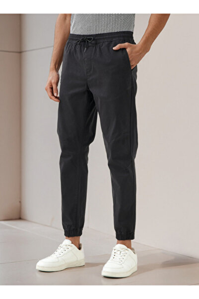 FAV بنطلون رياضي رجالي بقصّة عادية وخصر مرن