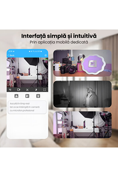 OEM 1080P WiFi Clock Spy Camera with 16GB Card Included, Night Vision, Motion Detection, Alerts