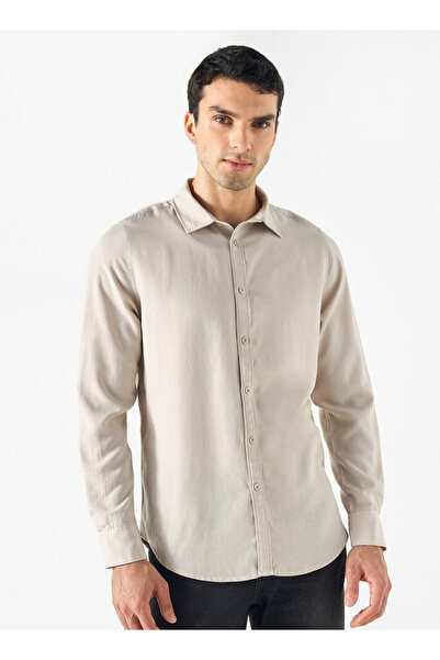 FAV Regular Fit Collared Shirt with Long Sleeves