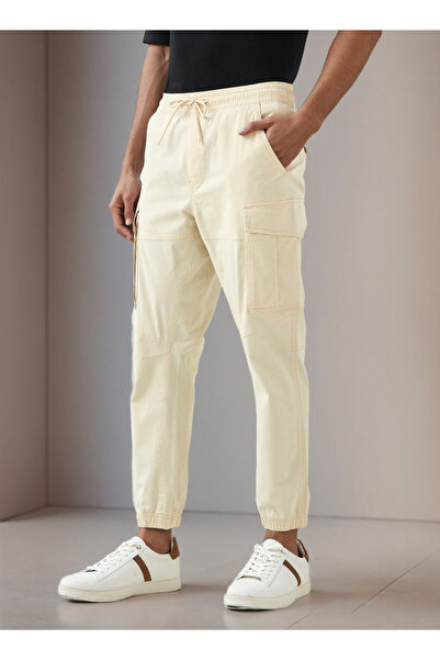 FAV Men Relaxed Fit Cargo Flexi Waist Joggers