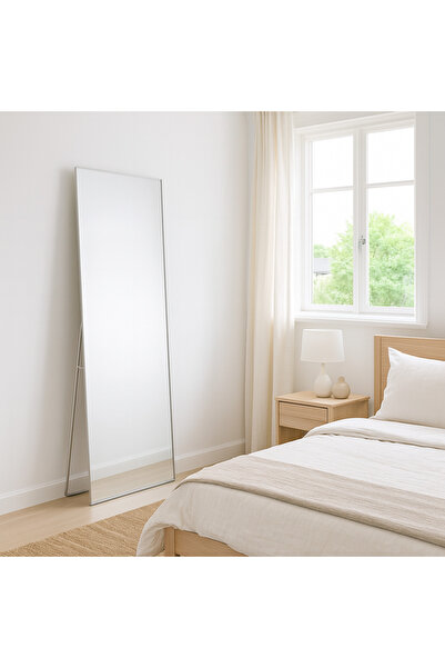 Ebticar مرآة واقفة – فضية