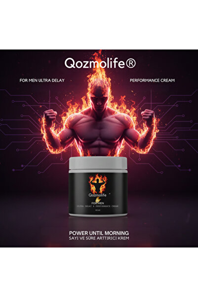 QOZMOLİFE Erkeklere Özel Genital Bölge Hacimlendirici,Boyutlandırcı Uzun Dene...