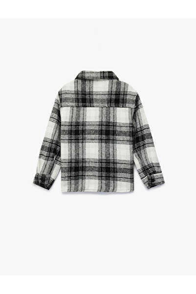 Koton Cămașă cu mânecă lungă, cu guler clasic, cu buzunare, cu nasturi