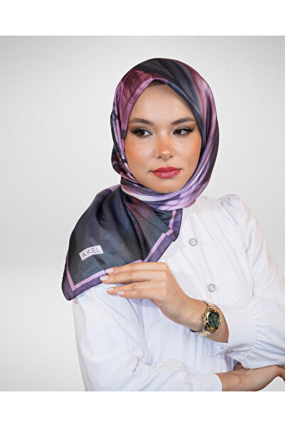 Akel Digital Crystal Scarf Patterned – Non-Slip, Shiny, and Everyday Elegance