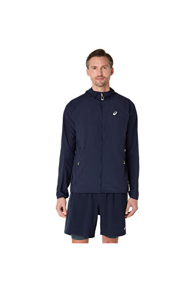 Asics ROAD PACKABLE JACKET Erkek Lacivert Ceket 2011D084-401