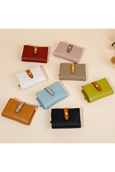 rinkadoll Compact Zippered Powder Pink Women's Wallet for Everyday Use