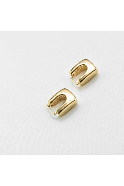 IOSA Cercei argint Bold Block Hoops