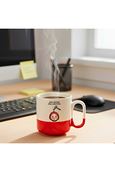 Dekor Başım Ağrıdığında Böyle Hissediyorum Baskılı-Hediyelik Seramik Kupa Bardak