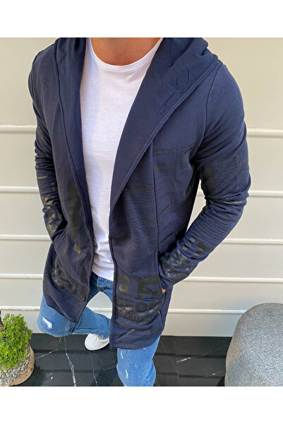 Kotbankmrs erkek lacivert desenli panço hırka