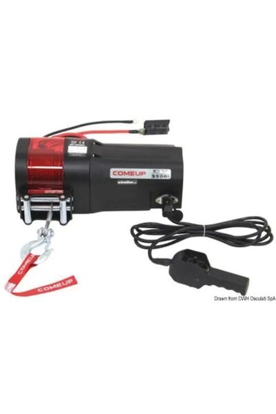 OSCULATI Vinci Electric 12V - Sistem de troliu electric, forță de tracțiune de 1588 kg