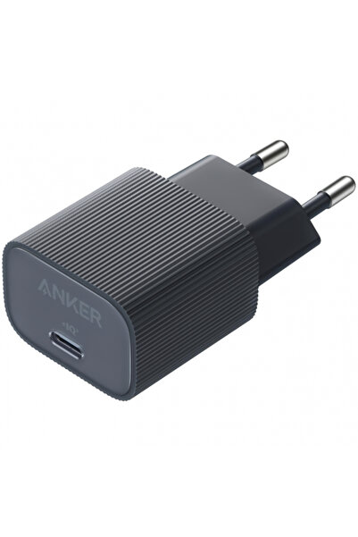 Anker 511 Nano 4 Power Adapter, 30W, 3A, 1 x USB-C, Black A2337G11