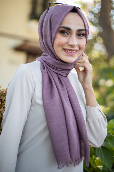 Feiza Collection Pamuklu Koton Şal Lila