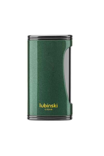 Lubinski Yeni Seri Dahili Delicili Yaprak Alev Puro Çakmağı Yeşil