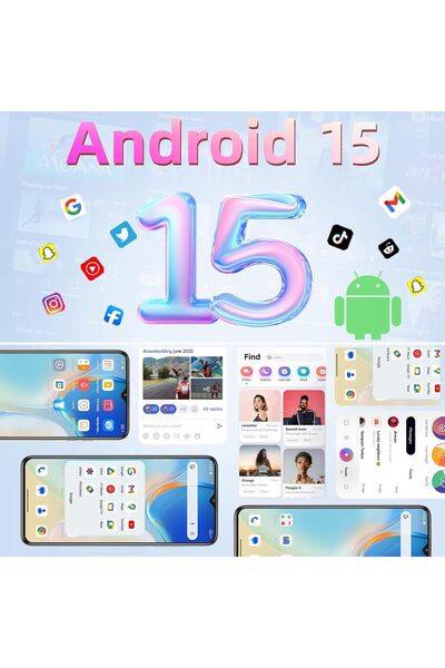 oukitel C1 (2025) Unlocked Phone Octa-Core 16GB RAM+128GB 5150mAh Android 15 Black