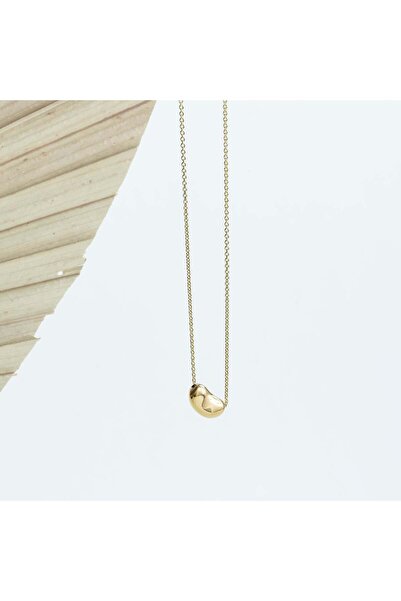 IOSA Golden Pebble Silver Necklace