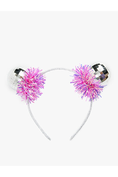 Koton Coroană de Anul Nou cu aplicație cu pompon argintiu