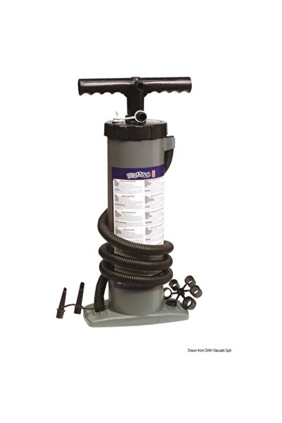 OSCULATI Bravo 6 Pump: Piston Pump, Continuous Flow, 6-Liter Reservoir, Fast Inflation