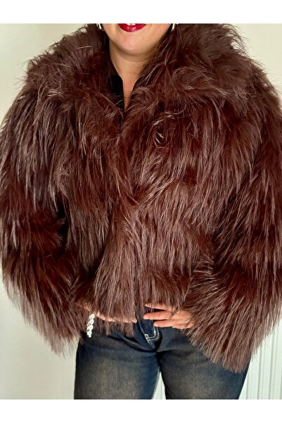 NİSSHABUTİK Kahverengi kürk