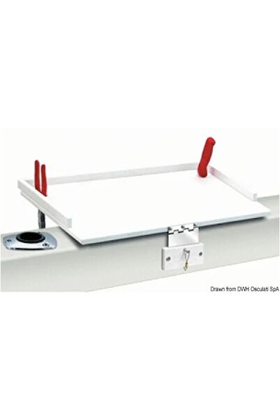 TNG Outdoor Blat de lucru profesional din polietilenă 510x410 mm pentru prepararea peștelui și cărnii