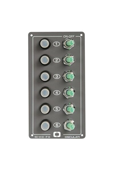 OSCULATI Elite electric control panel 6 switches -
