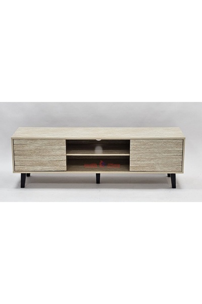 Icon TV Table by ICON, beig Wood 45cm x 160cm