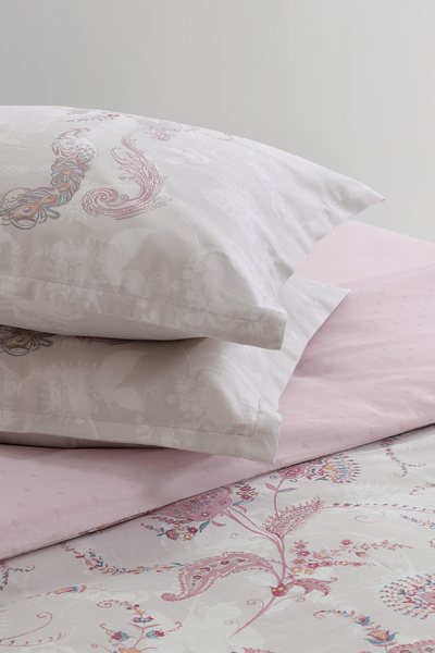 Yataş Barbara Saten Double Duvet Cover Set - Powder