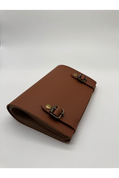 LAYDA Faux Leather Float Model Notebook Brown