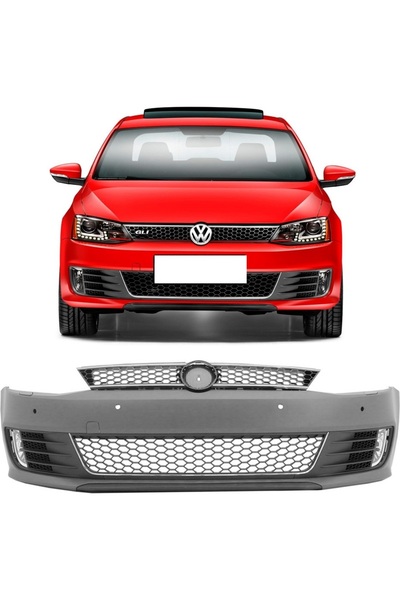X POWER TUNİNG vw jetta 211-2014 uyumlu plastik gli ön tampon