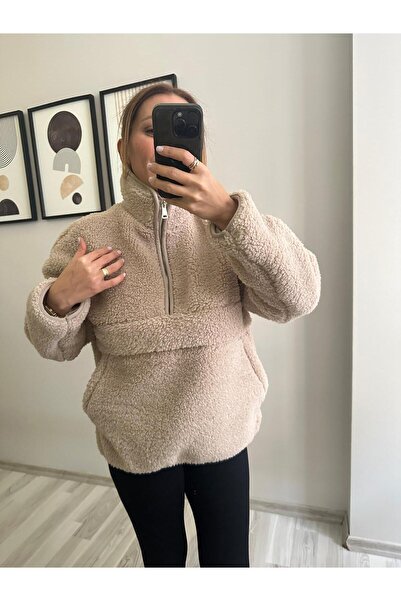 TB Butik Half Zip Plush Swet - Softshell Fleece