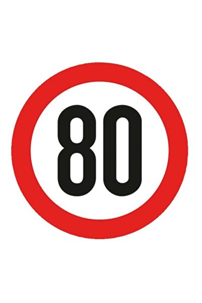OSCULATI self-adhesive speed disc (type-approved 80 km/h)