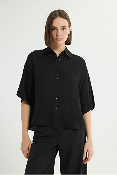 Love My Body Erkek Yaka Kısa Kollu Gömlek