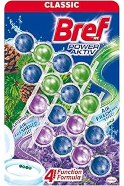 Tuncel Store Bref Power Active toalet blok sa mirisom bora i lavande, 4 komad...