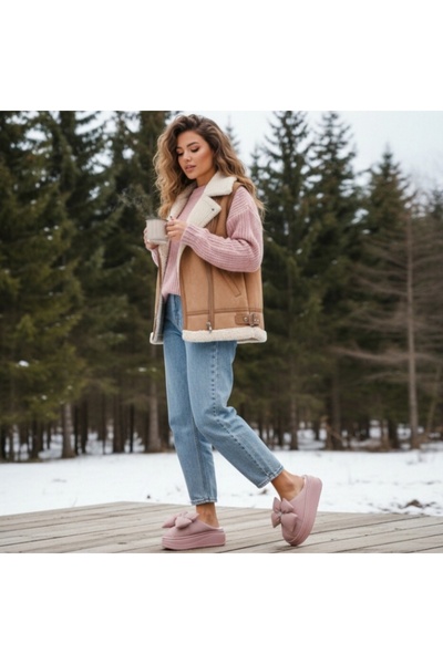 OEM Fluffy, warm and relaxing house slippers, stylish, cheerful and unique slippers, for women, L735