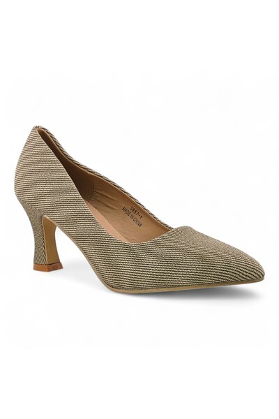 Sunrise Pointed Toe Mid Heel Pump