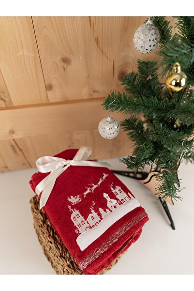 Baveno Бавовняний 2-комплект 45x70 см Преміум вишитий дизайн рушник і рушник набір