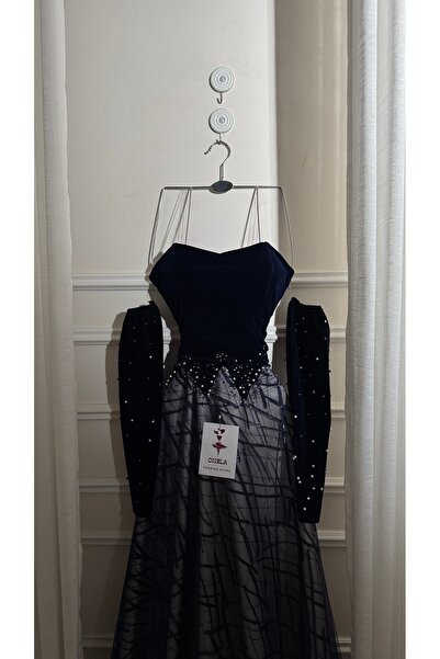 Onila Jacquard dress with long sleeves