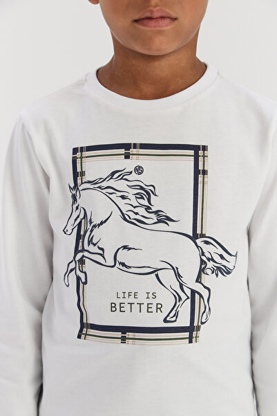 Nebbati Boy White Tshirt