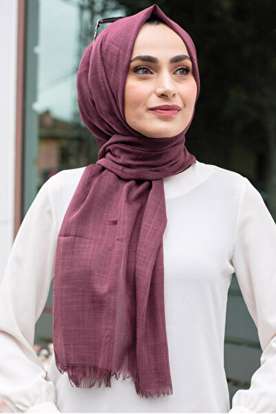 Feiza Collection Pamuklu Koton Şal Gül Kurusu