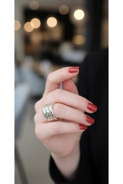 Joie Lüks Akseuar خاتم فضي قابل للتعديل