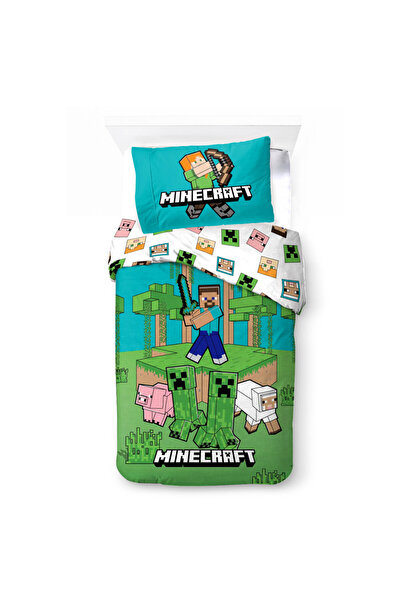 MINECRAFT Jungle Explore bed linen 140×200cm, 70×90 cm