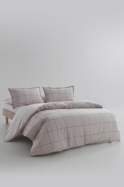 Yataş Traun Ranforce Double Duvet Cover Set - Beige