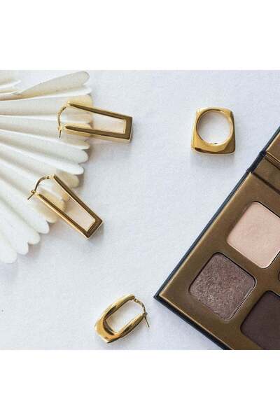 IOSA Cercei argint Sleek Frame Hoops